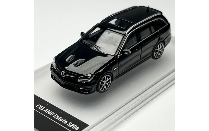 1:64 Mercedes-Benz C63 AMG Estate S204  Black KING MODEL  Limited Edition 999PCS ONLY DIECAST Model