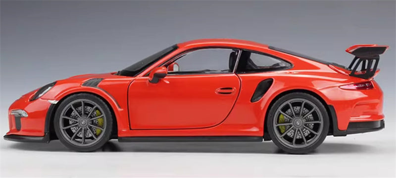 1:24 Porsche 911 GT3 RS COUPE  Orange  WELLY  DIECAST Car Model