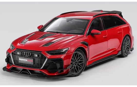 1:18 Audi DarwinPRO RS6 DPR wheel hub KiloWorks Limited Edition Red Diecast Model view1