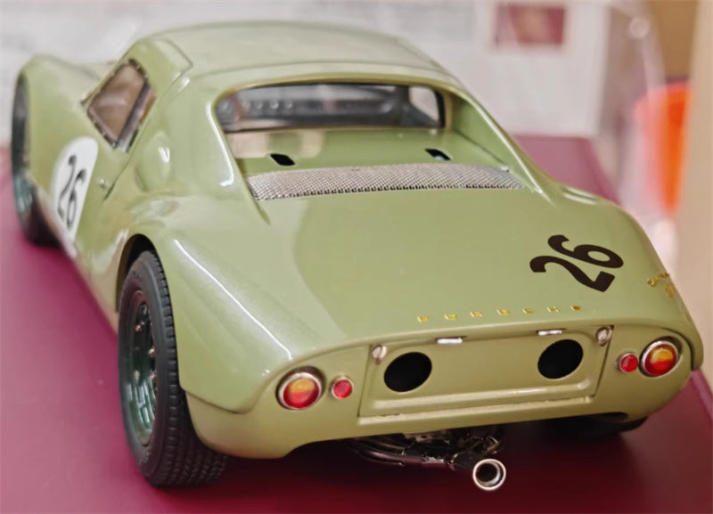 CMC Porsche 904 Carrera GTS Silverstone 1964 #26 Grass green Limited Edition 1000PCS ONLY 1:18 Car Pre-built Model view10