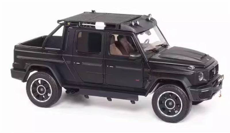 Almost Real Brabus G800 Adventure Edition XLP 2020 Pickup Matte black 1:18 Truck Pre-built Model view3