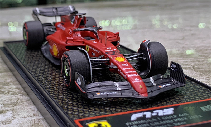1:43 BBR MODELS Ferrari F1-75 BAHRAIN GRAND PRIX 2022 #55 C.Sainz LTD 55PCS view5