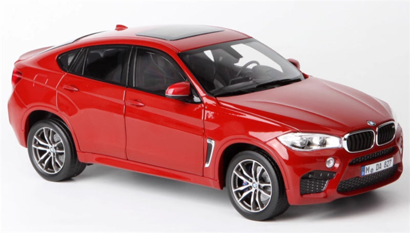 NOREV BMW X6M Metal Red 2015 1:18 Car Pre-built Model view5