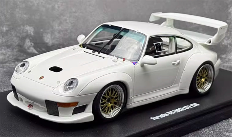 1:18 PORSCHE 911 (993) GT2 EVO COUPE 1995 White  GT SPIRIT Limited Edition Resin Car Model