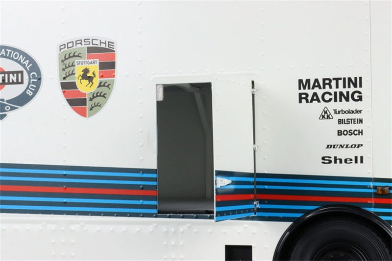 Schuco Mercedes  Race Trans Porsche MARTINI transport vehicle 1:18  DIECAST Truck