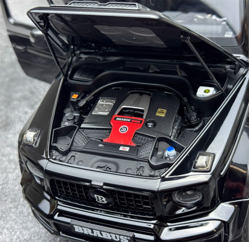 Almost Real Brabus Mercedes Benz G-Class AMG G63 4x4² SUV 2023 black Limited Edition 600PCS ONLY 1:18 Car Pre-built Model view12