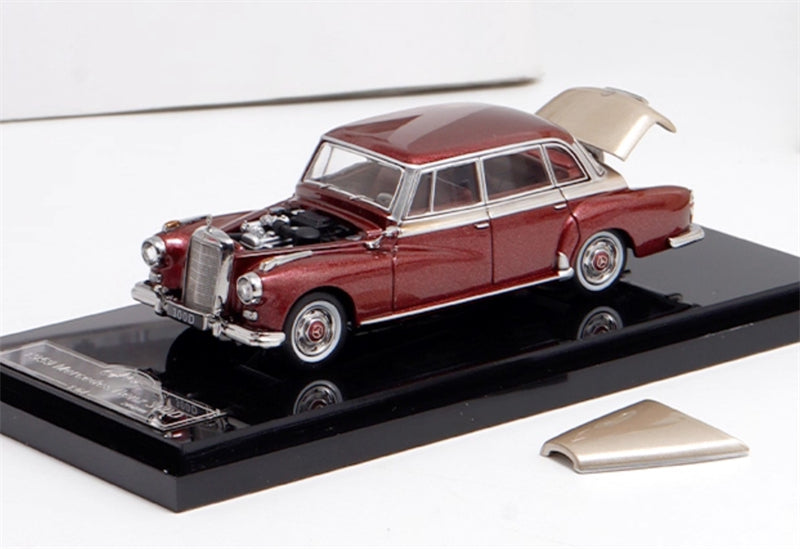 GFCC Mercedes Benz 300D 1959 vintage Car Gold Red Double Limited Edition 300PCS ONLY LHD 1:64 car Pre-built Model view5