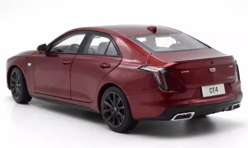 SAIC Cadillac CT4 2021 burgundy 1:18 Car Pre-built Model view7