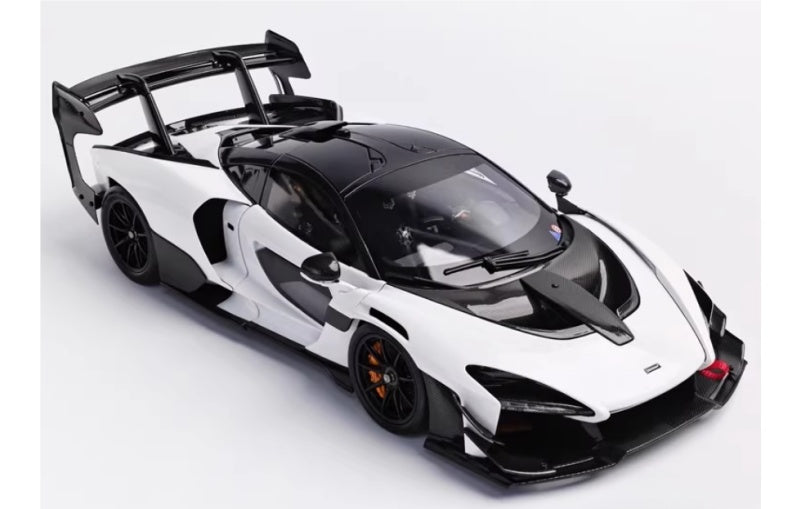 1:18 McLaren Senna GTR LCD White Diecast Model view7