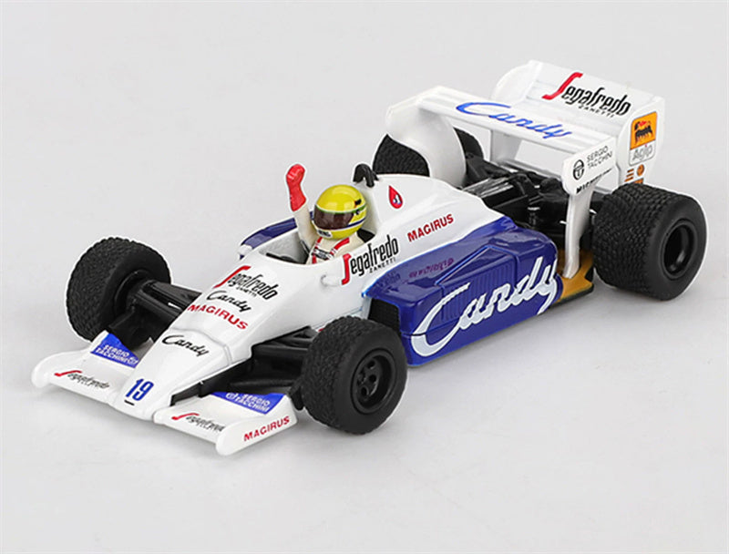 1:64 Toleman TG184 #19 Monaco Grand Prix 2nd Place Ayrton 1984 MINIGT DIECAST Model