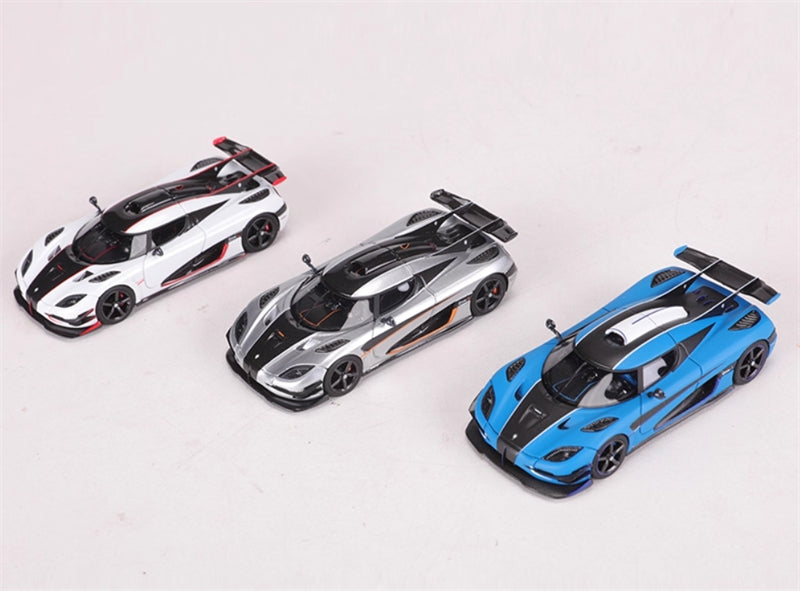 VMB Koenigsegg One 1 Tricolor Commemorative Edition Set Limited Edition 299PCS ONLY 1:64 car Pre-built Model view6