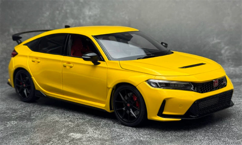 1:18 Honda Civic Type R FL5  yellow MOTORHELIX Limited Edition 299PCS ONLY DIECAST Model