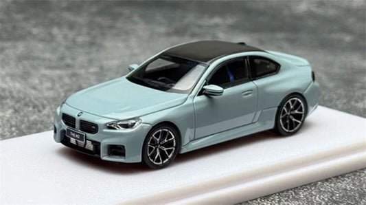 1:64 BMW M2 G87 Brooklyn Grey Howie Model DIECAST Civil Car Model
