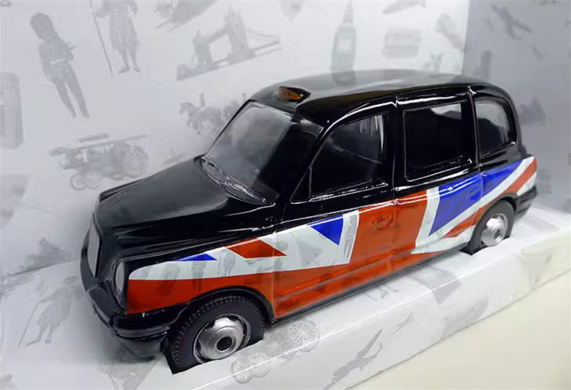 CORGI Best of British Taxi National Flag Commemorative Edition black 1:36 Car Pre-built Model