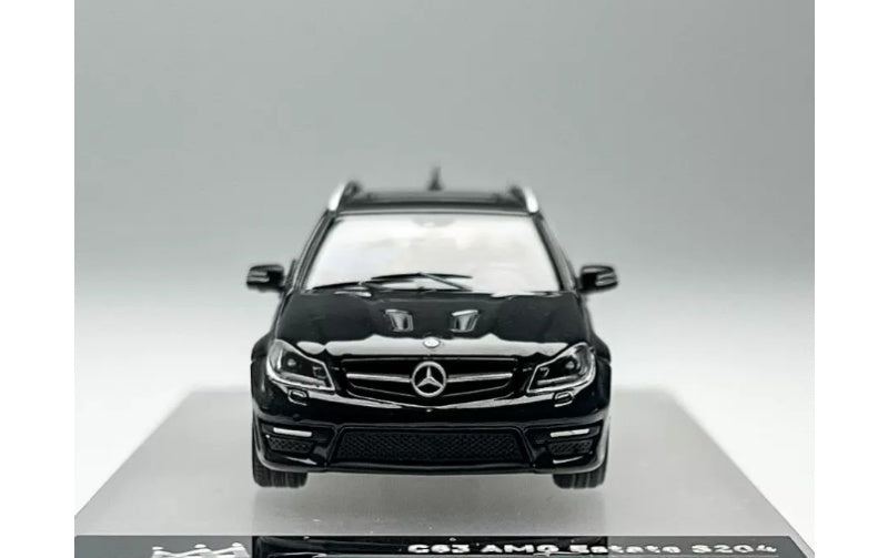 1:64 Mercedes-Benz C63 AMG Estate S204  Black KING MODEL  Limited Edition 999PCS ONLY DIECAST Model