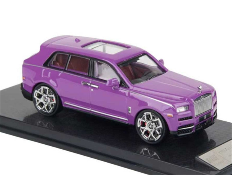 SC Art Rolls Royce Cullinan SUV Purple 1:64 Car Pre-built Model