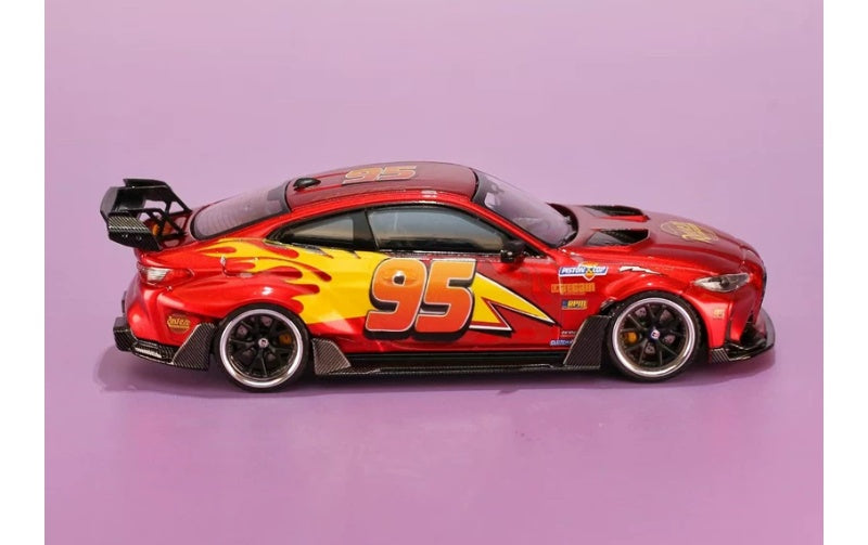 1:64 BMW M4  Red MoreCar  DIECAST Model