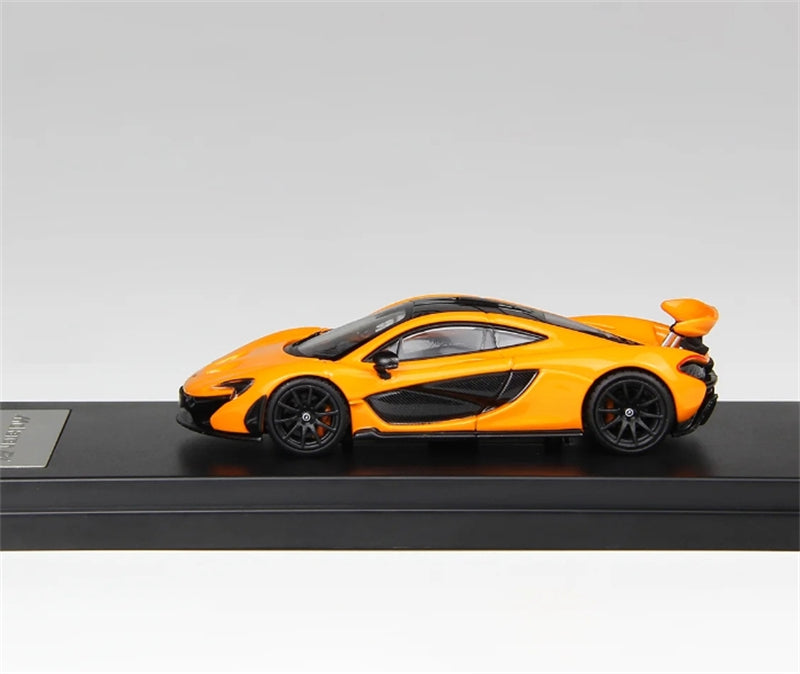 LCD-MODELS McLaren P1 Orange Super Car 1:64 car Pre-built Model view6