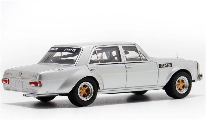 1:64 Mercedes Benz 300SEL W109 AMG Metallic Silver BSC DIECAST Limited Edition 599pcs ONLY Model