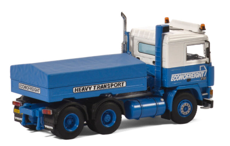 WSI VOLVO F12 6x2 TAG AXLE CLASSIC BALAST BOX & HUIF Econofreight 1:50 Truck Pre-built Model