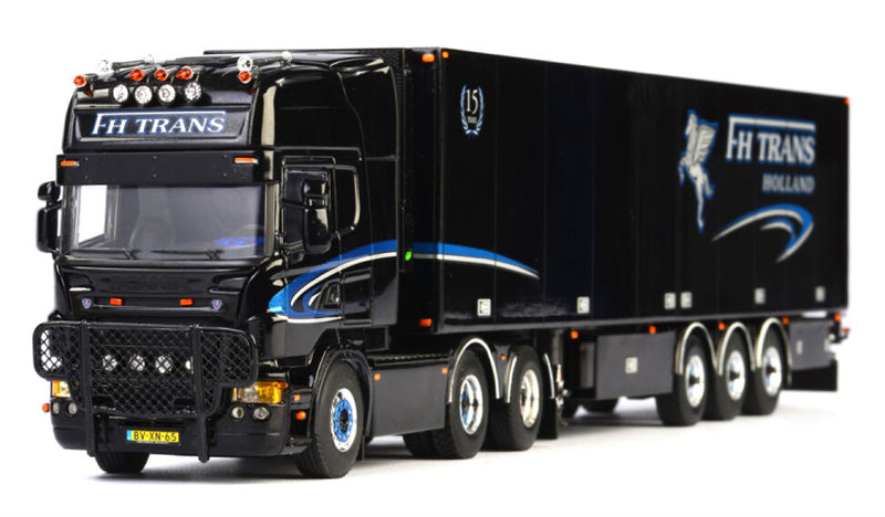 WSI  SCANIA R5 TOPLINE 6X2 REEFERTRAILER FH trans 1:50 Truck Pre-built Model