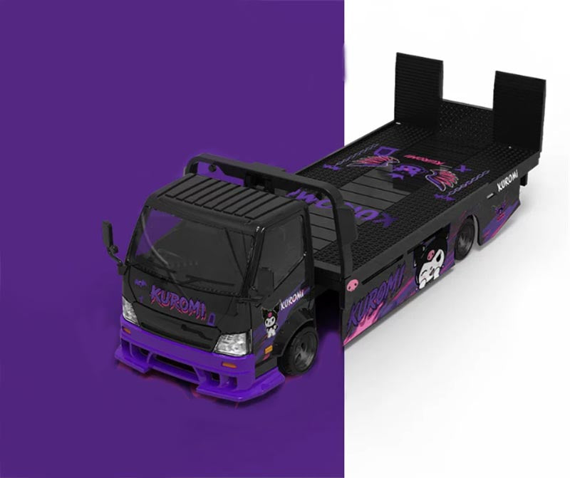 1:64 Hino H300 Black/Purple COOL.CAR DIECAST Model