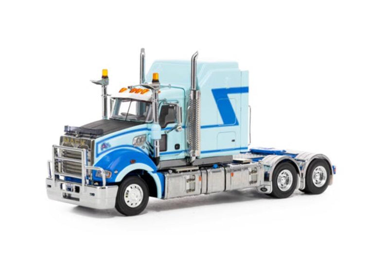 Drake Mack Late Edition Super-liner Light Blue Australian Truck 1:50  Truck Pre-built Model