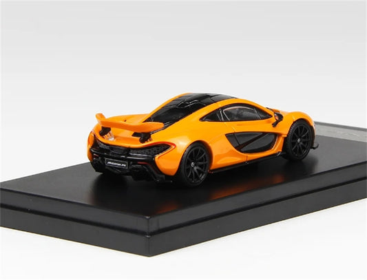 LCD-MODELS McLaren P1 Orange Super Car 1:64 car Pre-built Model view2