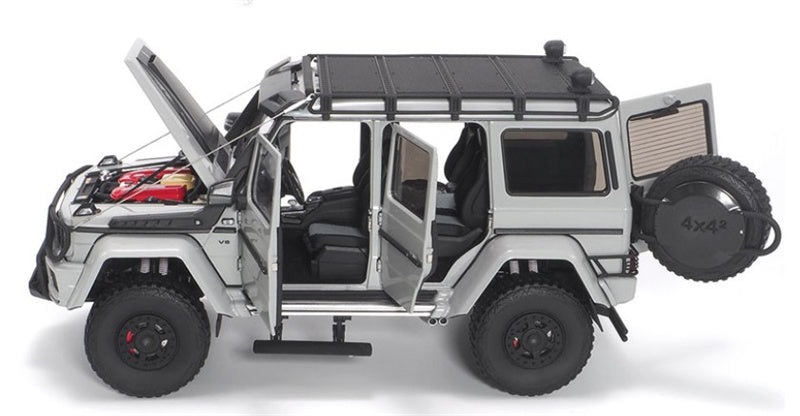 Almost Real Brabus 550 Adventure Mercedes Benz G 500 4×4² Cement grey 1:18 DIECAST car