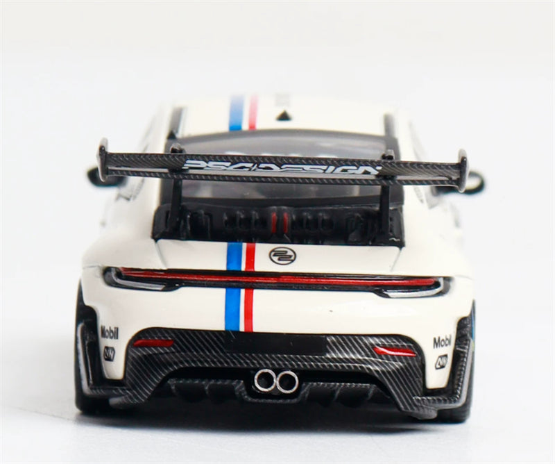 1:64 Porsche 911 992 GT3 Beetle RS milky white Herbie 53# TimeMicro x PSC DESIGN Limited Edition DIECAST Civil Car Model