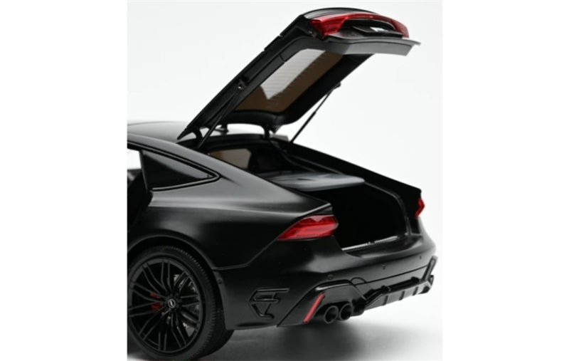 1:18 AUDI RS7 Sportback ABT  Half mute black KengFai modified version DIECAST Model