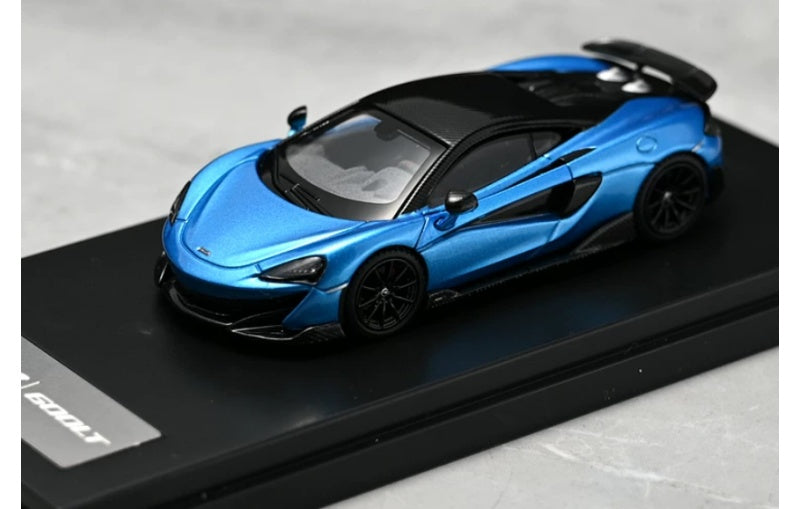 1:64 McLaren 600lt LCD Blue Diecast Model view3