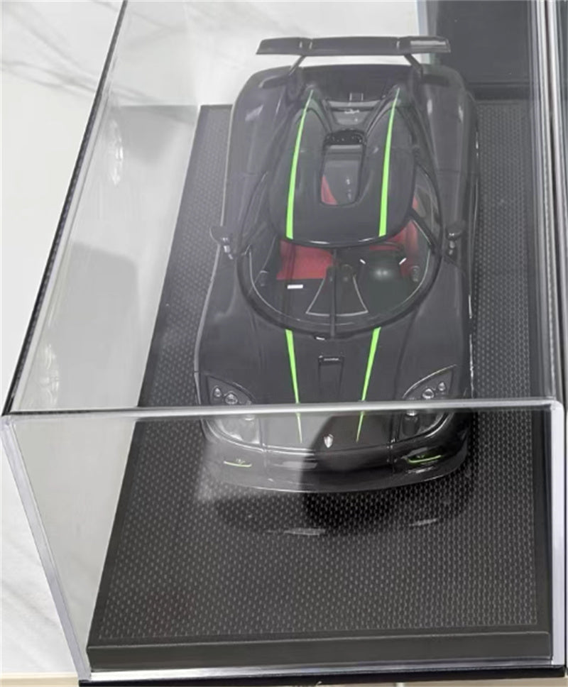 1:18 Koenigsegg CCXR Fluorescent green VMB Resin Car Model view4