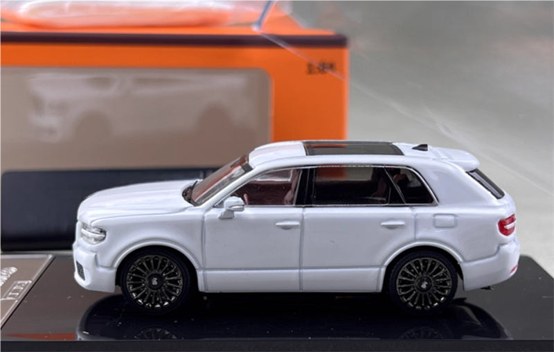 GCD Toyota Century 3rd Generation G70 SUV white left hand drive 1:64 Car Pre-built Model view9