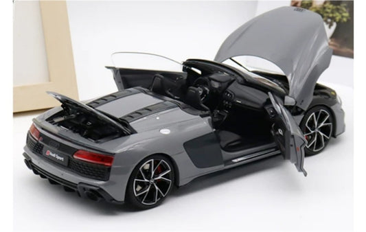 1:18 AUDI R8 Sport 2021 Nado Grey KengFai convertible version DIECAST Model