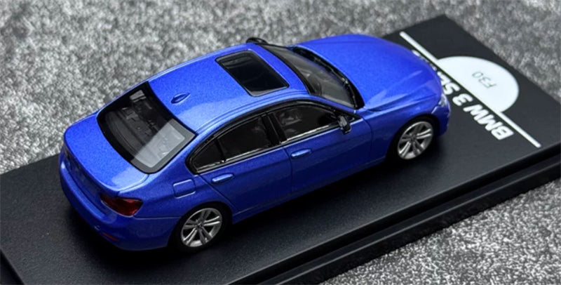 1:64 BMW 3 Series F30 Esto Blue Almost Real DIECAST Civil Car Model