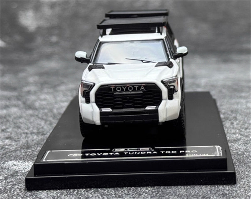 GCD Toyota Tundra TRD PRO pickup left hand drive TRD coating with accessories 1:64 Car Pre-built Model view7