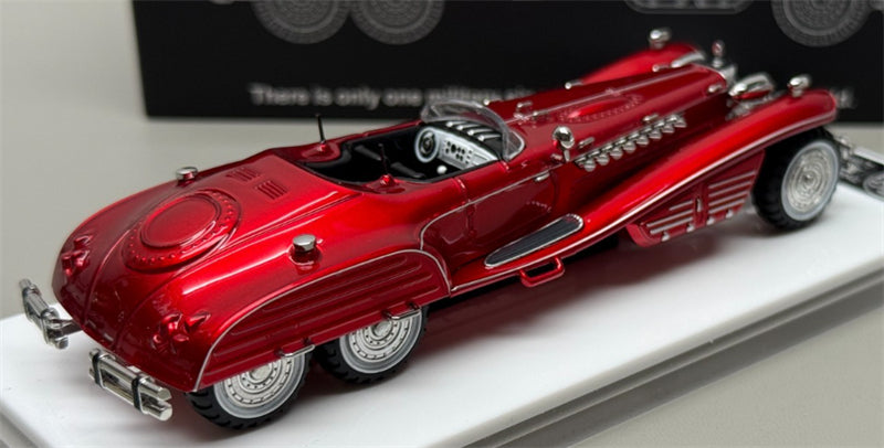 1:64 Hydra Schmidt V16 Transparent Red WM Limited Edition DIECAST Civil Car Model