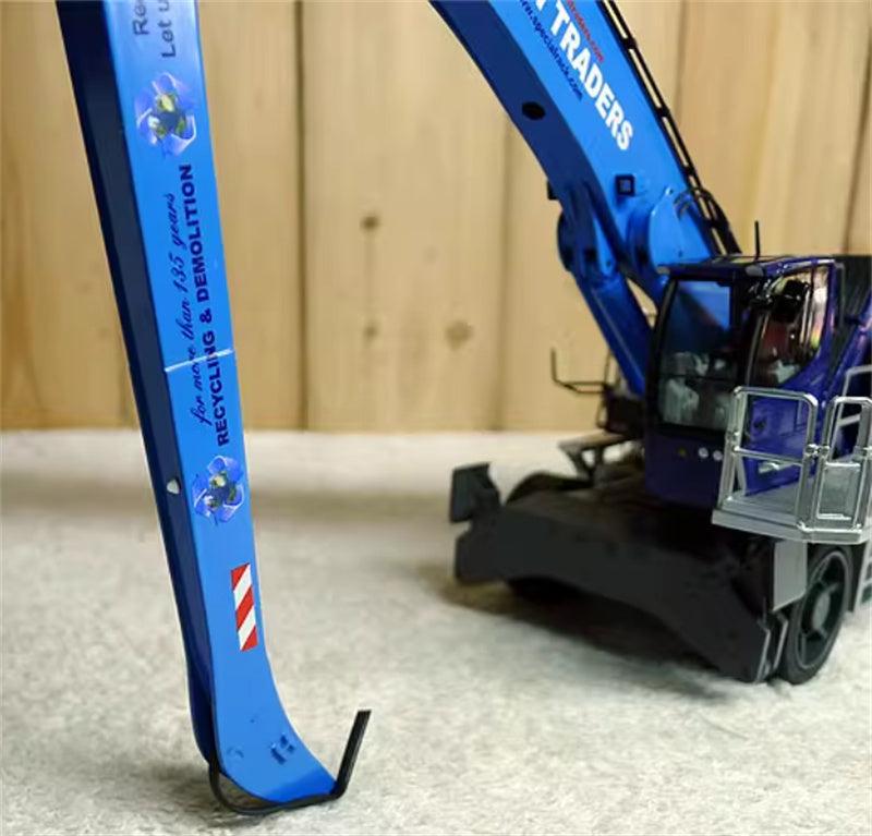 NZG  Liebherr  LH 80 M grab excavator  Ocean Traders blue 1:50 Truck Pre-assembled Model Display
