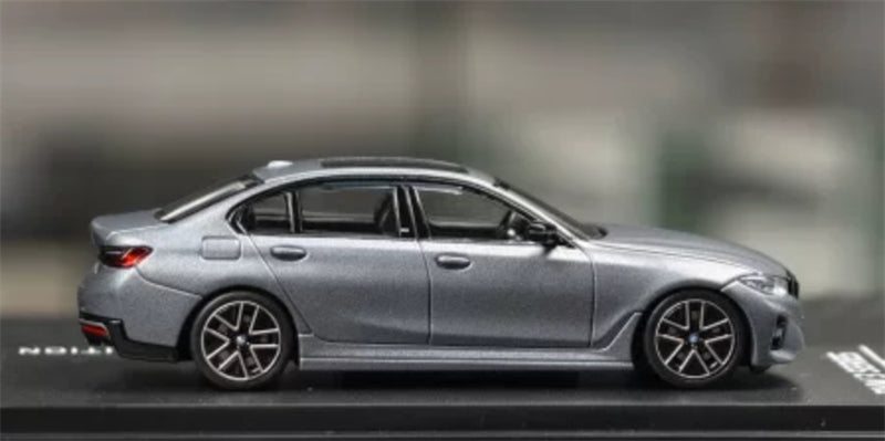 1:64 BMW 3 Series I3 G28 BEV gray Almost Real 50 Years Edition DIECAST Civil Car Model