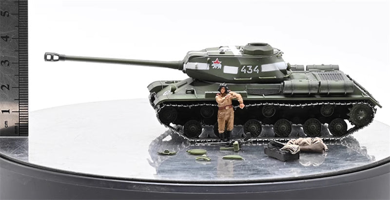 3R Berlin JS2 Heavy Tank Stalin 2  tank w/ 1 tank soldier 1:72 Tank Pre-built Model