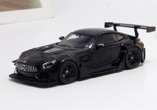 1:64 Mercedes Benz AMG GTS Glossy Black BSC DIECAST Model