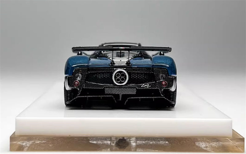 HH Model Pagani Zonda Tricolore Blue - Hardtop Edition 1:64 Car Pre-built Model view5