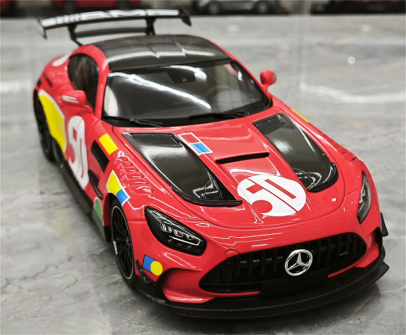 1:18 Mercedes-Benz AMG GT BLACK SERIES  50th Anniversary Red MINICHAMPS  DIECAST Model