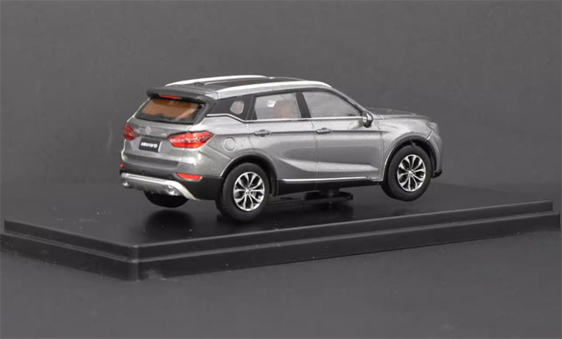Zhonghua V6 SUV silver 1:43 Car Pre-built Model view2