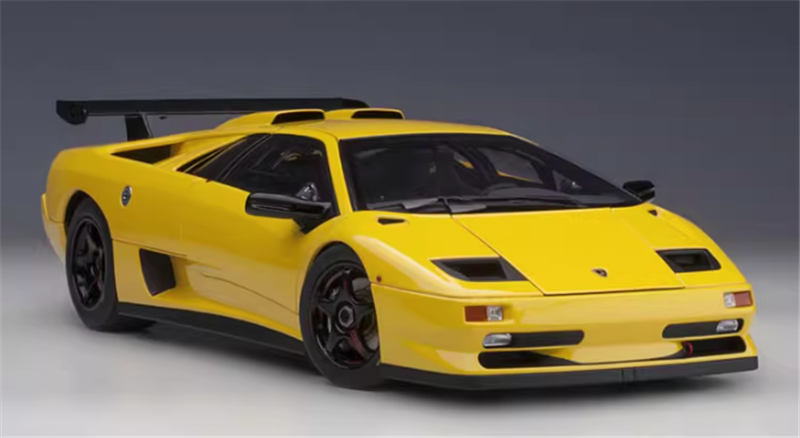 AUTOART Lamborghini Diablo SV-R yellow 1:18 Car Pre-a Model