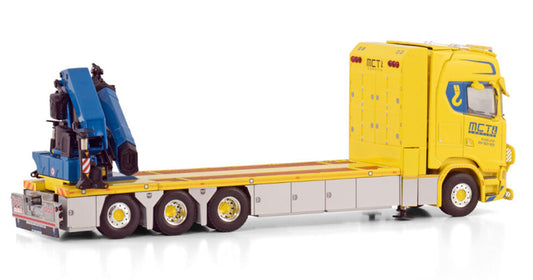 WSI SCANIA S CS20H 8X4 W/ LOADER CRANE + JIB MCT 1:50 Model