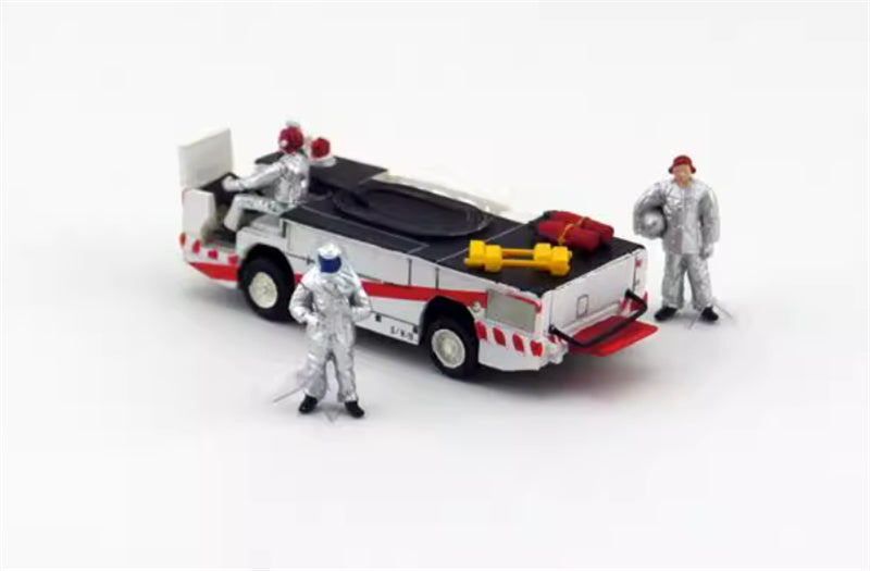 HHOWTOYS US ARMY MORDEN Fight Deck Crew & Fire Engine 1:72 Truck Pre-built Model