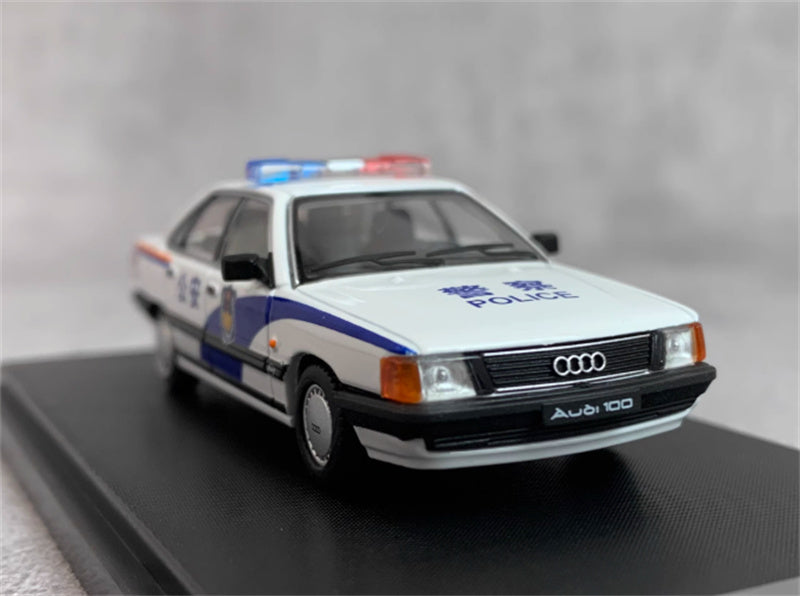 Rhino Model Audi 100 C3 Police car version 1:64 Car Pre-built Model view8