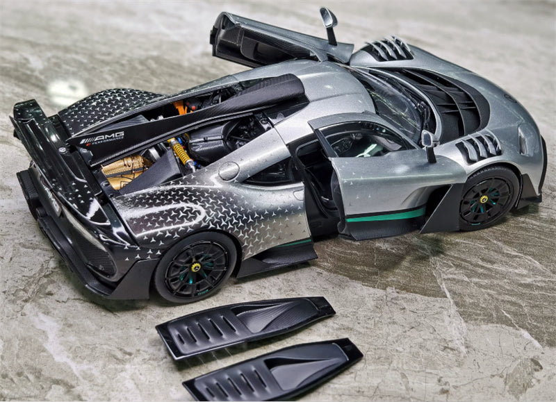 1:18 Mercedes-Benz AMG ONE  Starry Silver NZG  DIECAST Model